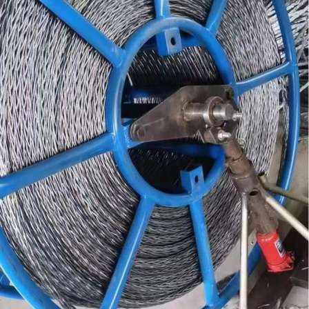 Standard for cable traction ropes - Hot dip galvanized anti torsion steel wire ropes - Safety escape and rescue ropes for electrical construction