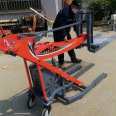 Portable hand propelled electric Cart Hydraulic lifting cargo handling forklift