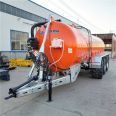 8 square organic water and fertilizer spraying tank truck, liquid fertilizer spreader, biogas slurry manure spreader