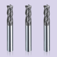 45 degree tungsten steel CNC CNC 4 hard alloy 4-edge coated milling cutter Alloy flat bottom milling cutter