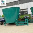 Full day ration forage mixer, dual axis 16 square meter TMR forage mixer, cattle and sheep forage processing equipment