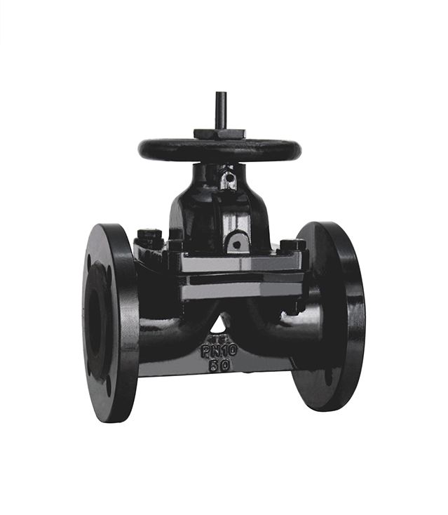 Manual fluorine lined rubber lined diaphragm valve G41F46 acid and alkali resistant anti-corrosion chemical valve GB EG41J power plant