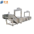 Commercial yellow peach blanching machine Large scale chicken duck goose blanching and steaming machine Vegetable steaming and color protection equipment Clean vegetable processing