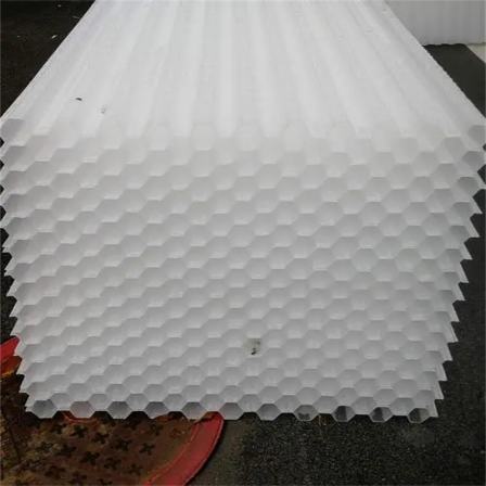 There are two types of honeycomb fillers available: inclined pipe and straight pipe, with PP and PVC materials available
