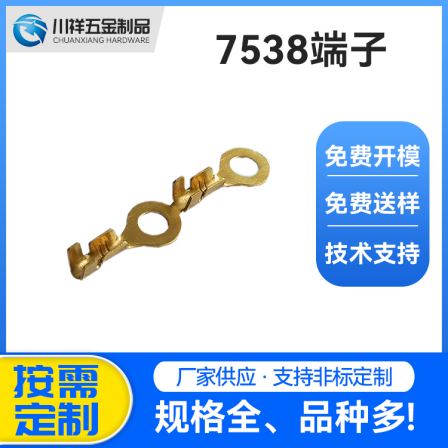 Chuanxiang 7538 terminal cold pressed wire harness wiring connector R-type series can be customized and produced according to needs