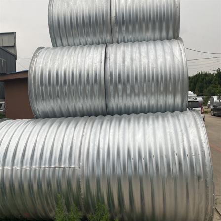 Yuanchang Metal Corrugated Pipe Drainage Pipeline, Highway Culvert Drainage Material, Hot dip Galvanized Steel Plate Barrel, Underground Compression Resistance