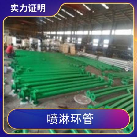 Customized processing of the ring pipe for the spray cooling device of the Dean pipeline storage tank spherical tank