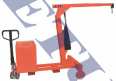 ETU Yitiaoyou, single arm balanced weight single arm crane, manual hydraulic crane, mobile hoist