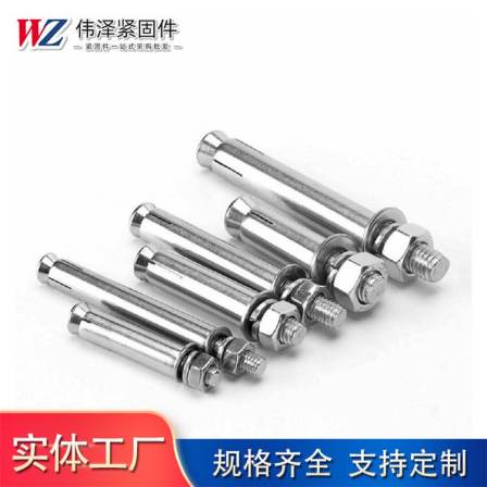 Factory expansion bolt 304 stainless steel Wall plug tension screw M6M8M10M12M14M16