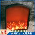 European style decorative fireplace led simulation fire embedded electronic Space heater can be customized Liutai