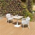 Outdoor courtyard rattan weaving furniture, villa, leisure tables and chairs, restaurant, coffee shop, rattan weaving chairs, outdoor imitation rattan tables and chairs manufacturer