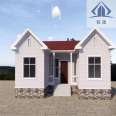 Assemblable house, light steel structure, light steel villa, Yijie homestay, foldable house, rural villa