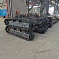 Crawler chassis, agricultural hydraulic walking, tracked rubber chassis, remote control operation, stable transmission