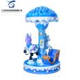 Three person carousel Wanda Mall indoor children's electric amusement equipment Qilong