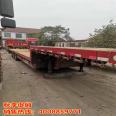 Purchase and sales of 13 meter 75 low flat semi trailer 17 meter 5 large transport semi trailer second-hand special trailer