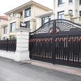 Entrance door Luxury villa aluminum alloy door automatic swing gate driveway  courtyard aluminum door