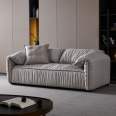 Bodson's minimalist modern small unit latex fabric sofa living room Nordic three person technology fabric down design