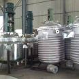 Stainless steel reaction kettle external coil heating reaction kettle industrial external coil reaction equipment