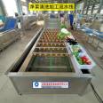 Fruit and Vegetable Bubble Cleaning Machine Commercial Vegetable Washing Machine Spray Bubble Fully Automatic Ginger Cleaning Machine