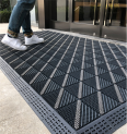 Three in one floor mat, plastic dust removal, waterproof hollow joint, anti slip door mat, step pad