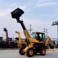 Telescopic loader with front shovel and back shovel, busy with both ends, and large arm telescopic, one machine with multi-purpose export quality