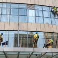 Professional cleaning of glass curtain walls, cleaning of high-altitude facades, ensuring safe and secure cleaning by Bailiheng