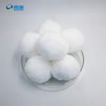 White fiber ball filter material for wastewater filtration treatment Fiber ball swimming pool filter ball