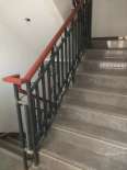 Zinc steel staircase railing, iron staircase railing, construction site protective railing, Chinese style walkway