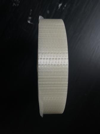 Glass fiber tape for pipeline fixation and building fixation with strong transparent stripe tape