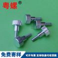 Non standard step screw knurled screw flat head knurled thumb screw M2 M3