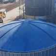 Fiberglass sewage tank waste gas collection hood, circular high load-bearing cap, extruded arch cover plate