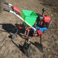 Gasoline self-propelled fertilizer seeder, walking corn and soybean spot seeder