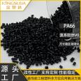 Modified PA66 black brominated flame-retardant, dimensionally stable, UV resistant, and aging resistant nylon PA66 electronic and electrical components