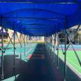 Professional customized sliding awning Basketball court sports ground awning can be retracted freely to save use area