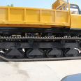 Crawler truck self dumping design for QY-120 steel tracked transport vehicle