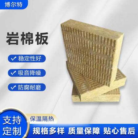 Outer wall composite rock wool board used for partition walls in the construction industry, 60 thick, lightweight Bolt