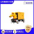 Mobile flood prevention pump truck, 1000 cubic meters diesel engine water pump unit, mobile pump station, self priming pump, 450 rpm