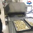 Prefabricated vegetable freezing equipment Tunnel type quick freezing machine Quick freezing dumplings, steamed buns, deep-fried dough sticks Freezing equipment is cost-effective