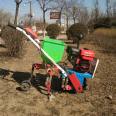 Huinuo Small Hand Pushed Multifunctional Planter for Cultivating Land: The Gasoline Planter is Lightweight and Durable