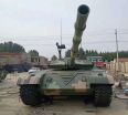 Simulating Manned Props, Movable Iron Crafts, 1:1 Decoration, Outdoor Sculpture, Large Military Tank Model