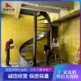 Duplex villa attic custom home indoor and outdoor iron staircase metal art rotary staircase