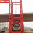 Large tonnage hydraulic lift cargo elevator with a load capacity of 10/20/30 tons, simple elevator loading and unloading platform