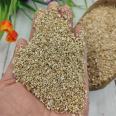 Gold vermiculite powder for breeding and incubating warm babies, building insulation materials, fireproof coatings, white vermiculite particles