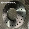 Small rotary bearing with external teeth, precision oblique tooth rotary table bearing, thin-walled small clearance rotary bearing