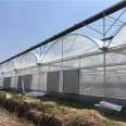 Steel skeleton vegetable greenhouse, single arch greenhouse, spring and autumn cold and warm bread and strawberry greenhouse, double mold film solar greenhouse