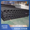 Quick drainage rectangular blind ditch resin permeable pipe for green drainage with permeable blind pipe, strong compressive strength Chuangxing