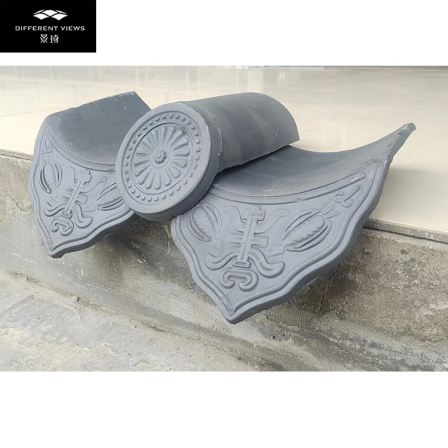 Jingqi Ancient Building Green Tile Drip Pipe Head Project Antique Green Brick and Green Tile Pressure Resistant Waterproof Factory Customized Wholesale