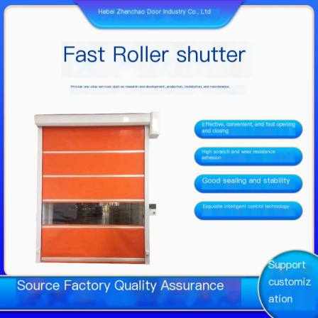 Hard fast Roller shutter, insect proof and dust-proof, gray, is used in Zhenchao door industry of logistics storage garbage station