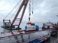 Rental of crane boats, floating crane boats, leasing of port terminals, and lifting of large items on water