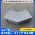 Jichuang Customized SMC Railway Cable Trough 100 * 100 Molded Bridge Fire retardant and Flame retardant Fiberglass Cable Trough Box